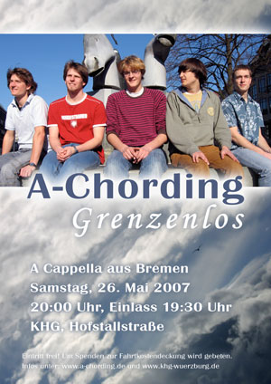 Plakat Würzburgkonzert 2007